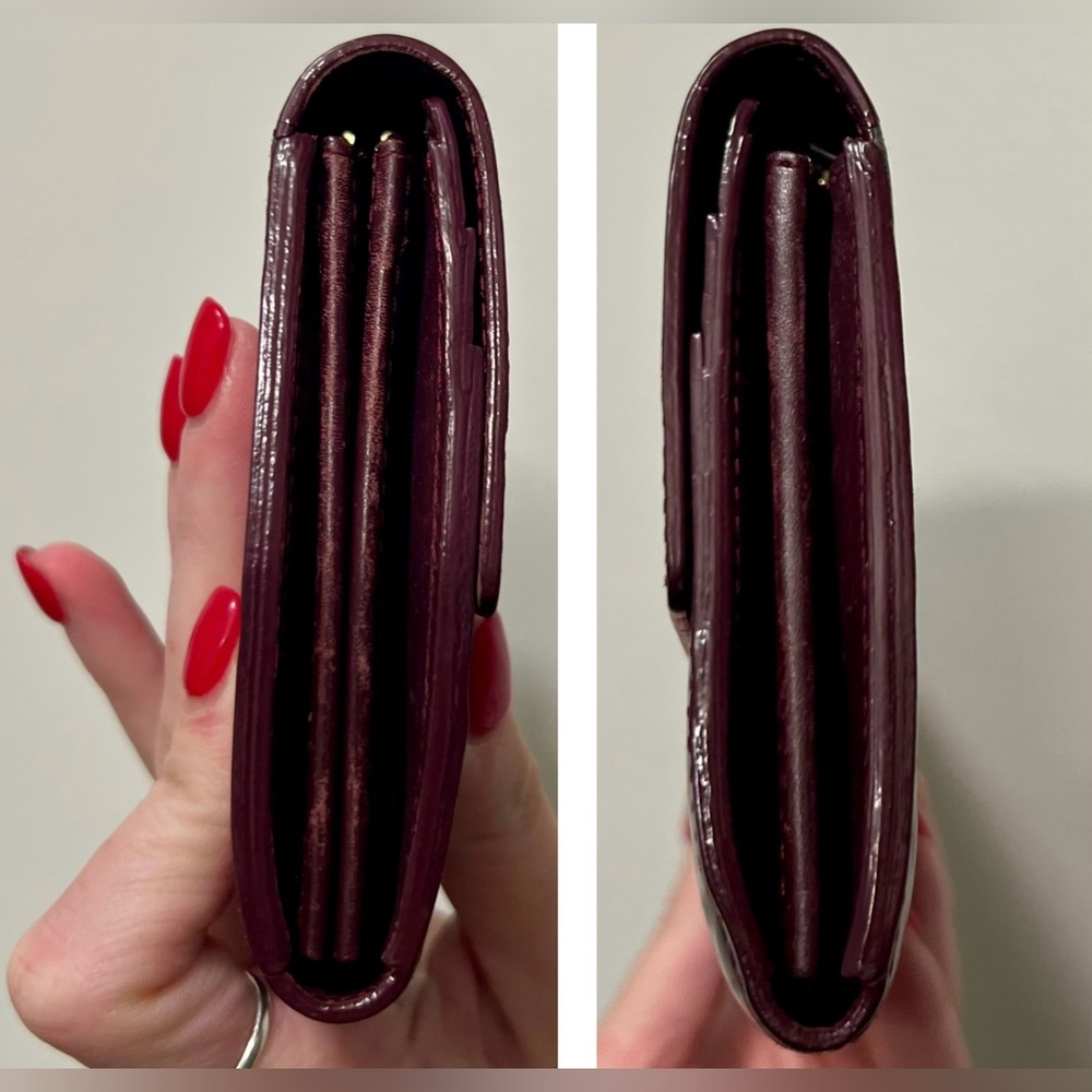 LV Vernis Wallet | Burgundy - Picture 14 of 15